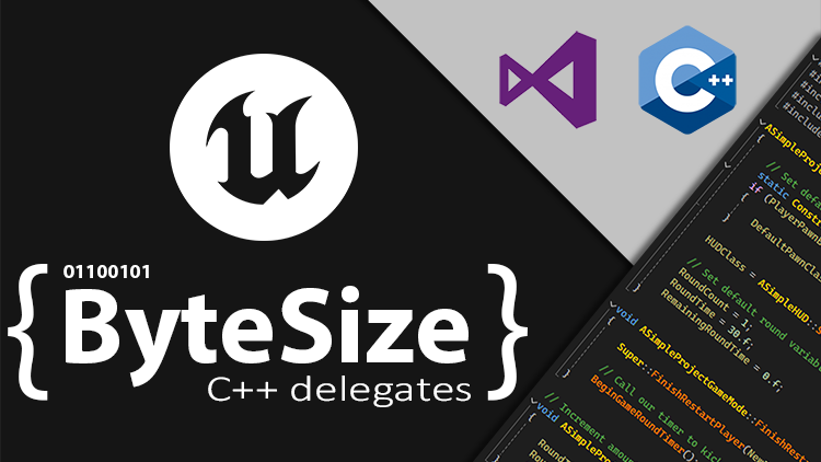 Unreal Engine 5 ByteSize: C++ Delegates course cover