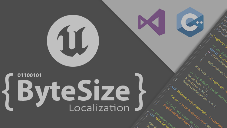 Unreal Engine 5 ByteSize: Localization course cover
